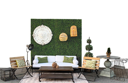 Deauville Green & White Seating Group