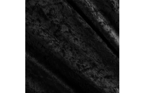 Drape: Panel: Panne Velvet, Black 20'