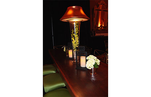 elegant centerpiece trumpet vase copper shade flowers lanterns 2 IMG 3620 2 Large