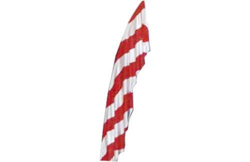 Flutter Flag, Red and White Striped (nylon)