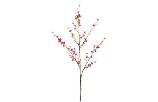 foliage cherry blossom pink stem 48in large