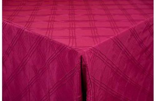 90" Square Pintuck, Fuchsia
