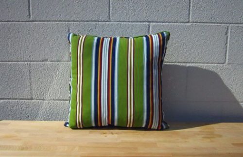 Bright Striped Pillow