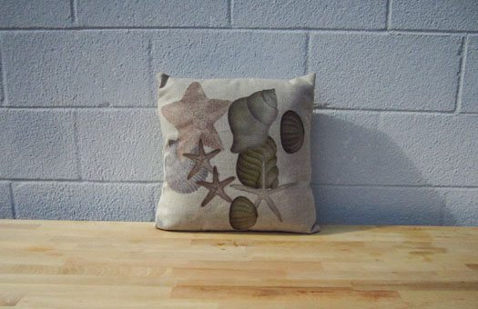 furniture and bars pillows sea shell pillow large