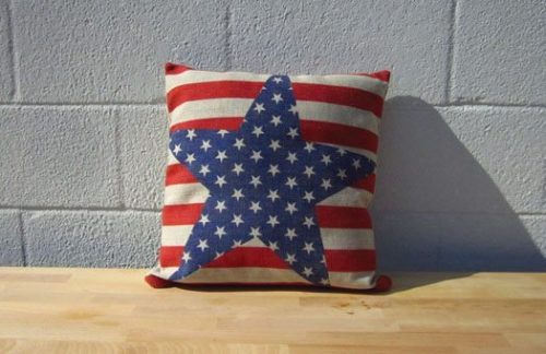 Americana Star Pillow
