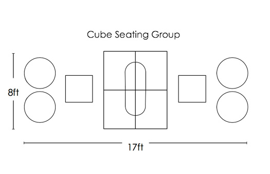 furniture diagrams 0004 cube seating group large