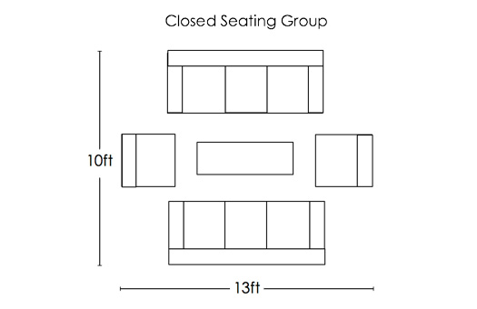 furniture diagrams 0008 closed seating group large