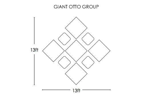 furniture diagrams giant ottoman group large
