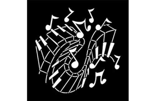 Music Notes and Keys Gobo