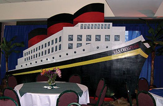 hard sets Cruise ship norfolk hampton roads event decor rentals Large