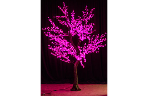 LED Pink Cherry Blossom Tree, 8.5ft
