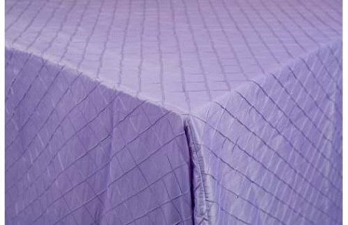 90" Square Pintuck, Lilac