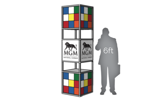 80's Cube Column, Brandable