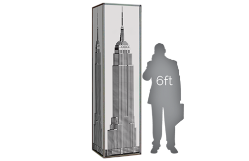 Lit Column, Road Trip USA, Empire State Building