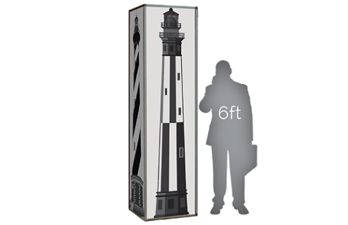 Lit Column, Road Trip USA, Lighthouse