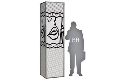 Lit Column, Pop Art Mouth
