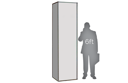 lit products tradeshow column blank panel large