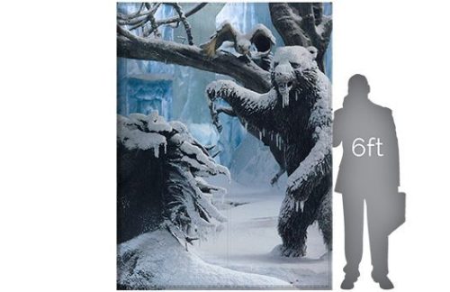 Frozen Statue, Bear (Printed 2 Sides)