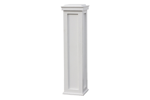 pedestal white wooden molding large