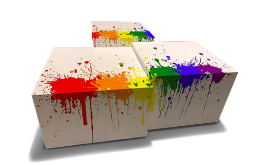 Cube Buffet Kit - 3 Pop Art Cubes