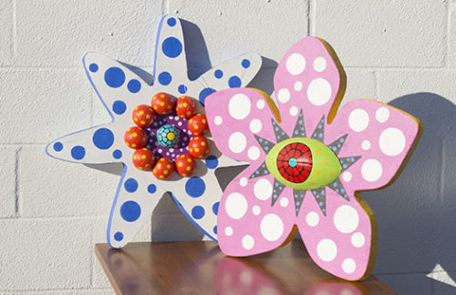 Decorative Pop Art Flowers, Various Styles