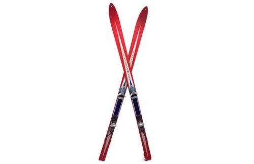 Red Rossignol Skis