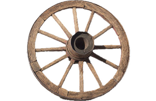 Antique Western Wagon Wheel