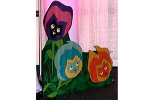 Alice in Wonderland Enchanted Flower Trio