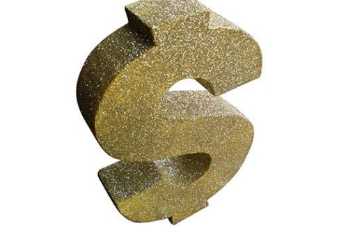 3D Foam Dollar Sign