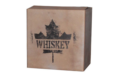 Case of Canadian Whiskey, Cardboard