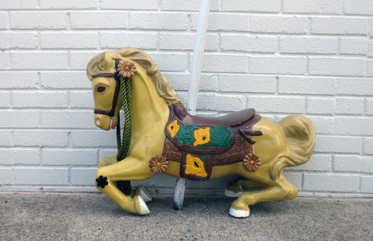 props carousel horse marigold large