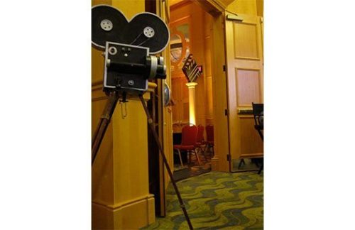 Camera with Tripod Prop