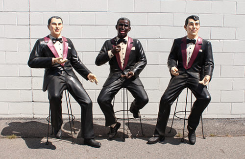 Statue; Rat Pack Statue Trio