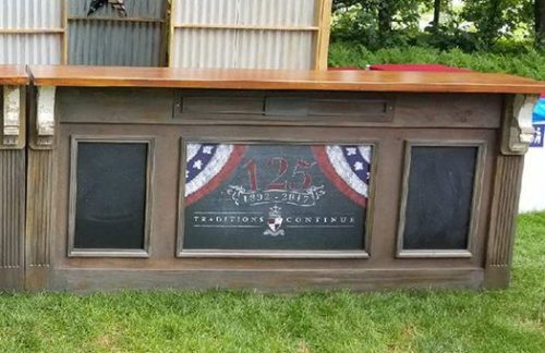 Restoration Bar Chalkboard Panel Graphic