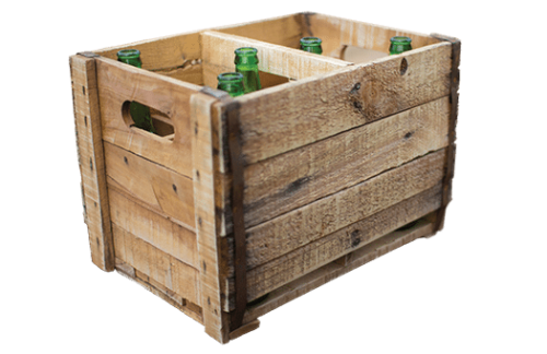 Wooden Bottle Crate