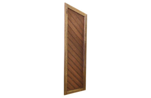 Carter Chestnut Wood Slat Screen, 7ft