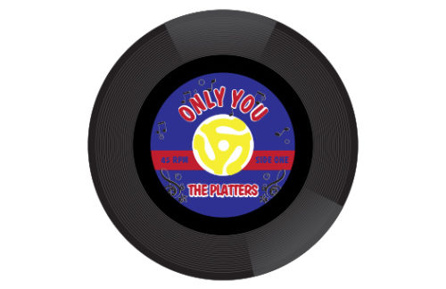 45 Record The Platters 4ft