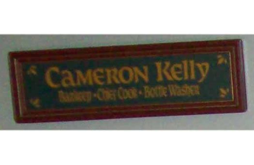 sign Cameron Kelly Irish Pub event decor rental NOVA Large