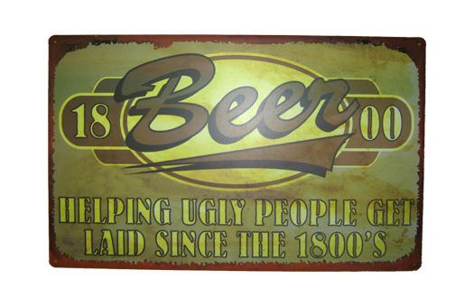 sign beer1800 event decor rental NOVA large