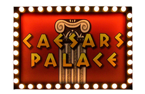 Caesar's Palace (flashing light) Sign