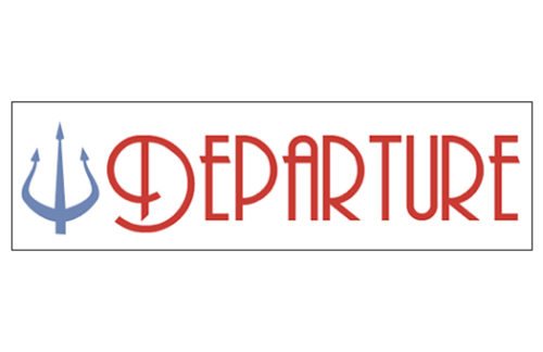 Cruise Ship Departure Sign