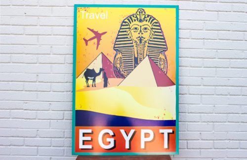 Sign:  Travel Poster, Egypt