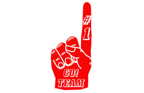 Sports, "Go Team" Hand