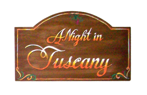 A Night in Tuscany Sign