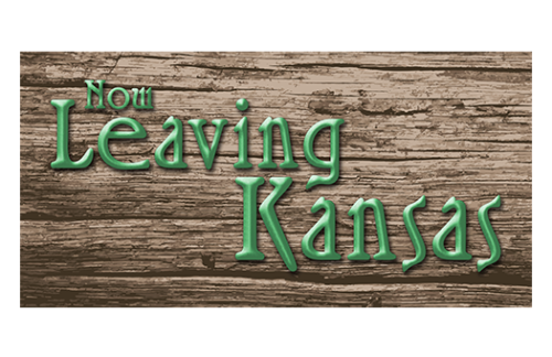 "Now Leaving Kansas" Sign