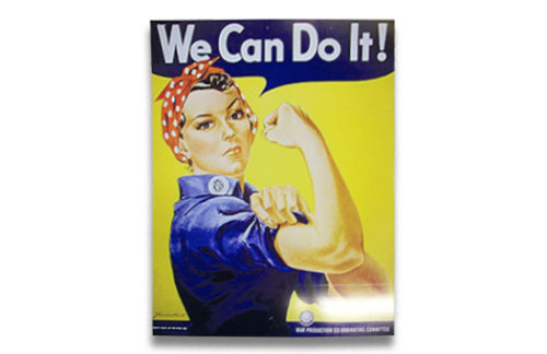 Americana Poster, Rosie the Riveter