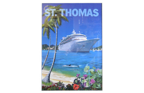 St. Thomas Travel Poster