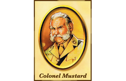 Games, Clue, Colonel Mustard Sign