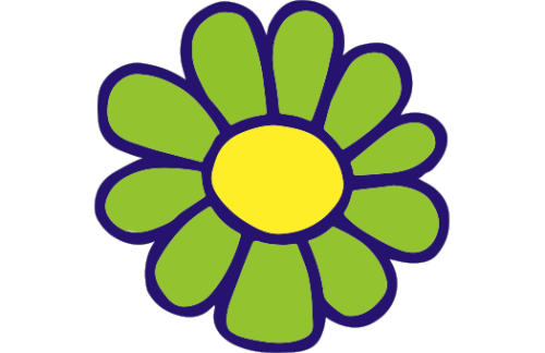 Green Daisy Sign