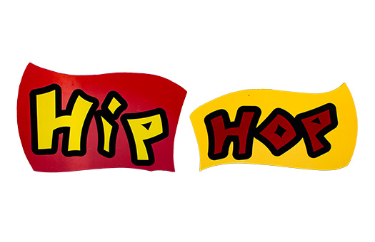 signs hip hop curved large